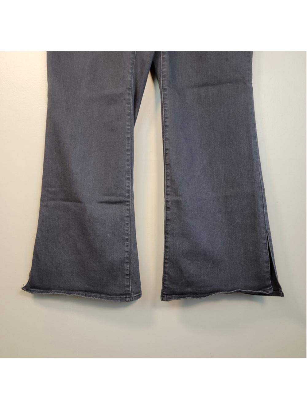 Madewell Roadtripper Skinny Flare Jeans Black Side Split Boot Bootcut 16 W - Picture 6 of 13